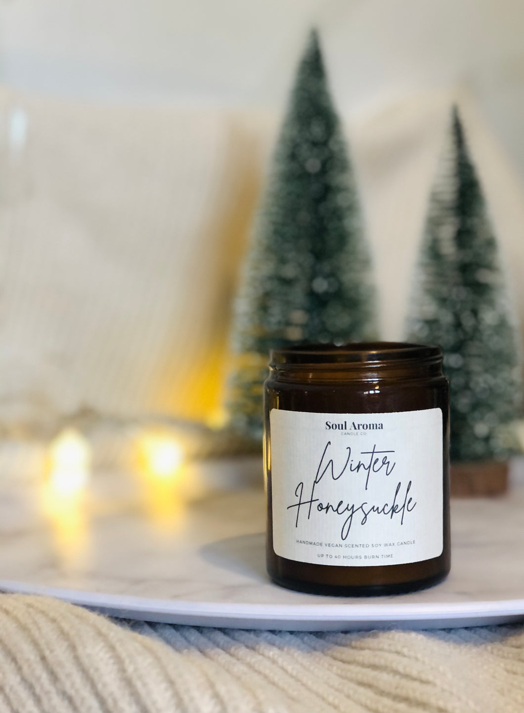 Winter Honeysuckle & Elderflower Candle (180g)